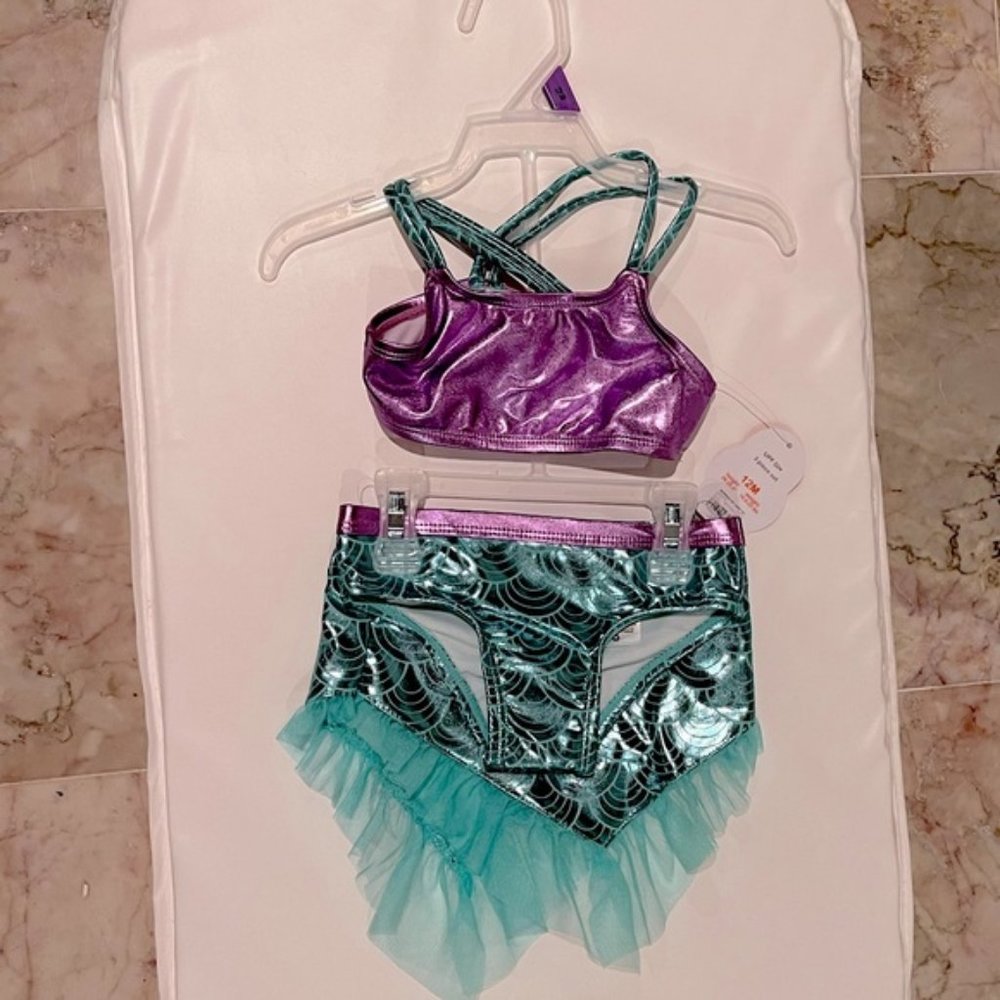 NWT 3-Piece Mermaid Bathing Suit UPF 50+